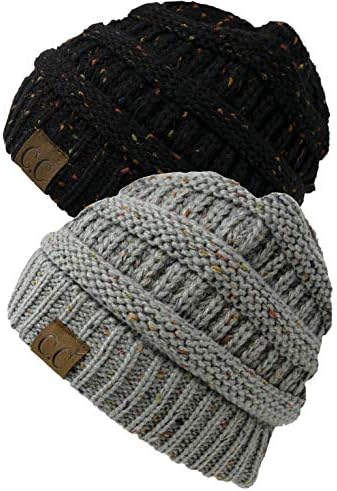 Funky Junque Confetti pleteni paketi debeli meki topli zimski šešir - unisex