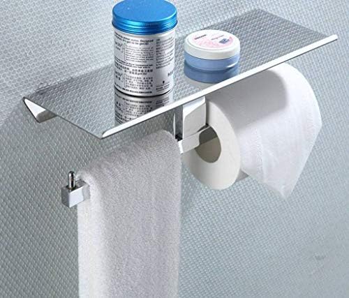 FXBZA držač od nehrđajućeg čelika toaletnog papira, s policama za odlaganje toaleta sa držačem za valjanje zida za kupaonicu kuhinja