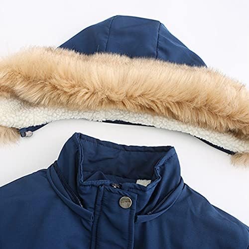 Šacket jakna žene s kapuljačom modno casual obična boja runa topli zimski kaputi Zip majice dugih rukava s džepovima