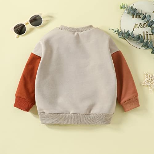 Maličja novorođenčad Pisma ispisuje odjeću dječaci duksericu pulover hoodie vrhovi slatka odjeća Top na ploči za dječake