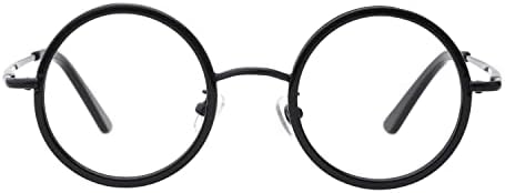 Heles retro okrugli puni naplatak Photokromično smeđe naočale za čitanje s jednim vidom