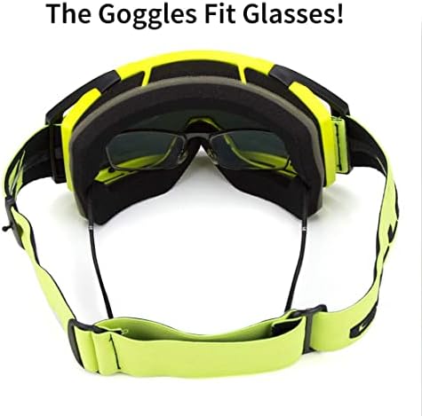 Zdatt motocross naočale prljavštinu ATV motociklističke naočale UV400 skijaške naočale protiv klizanja kaiševa nosa