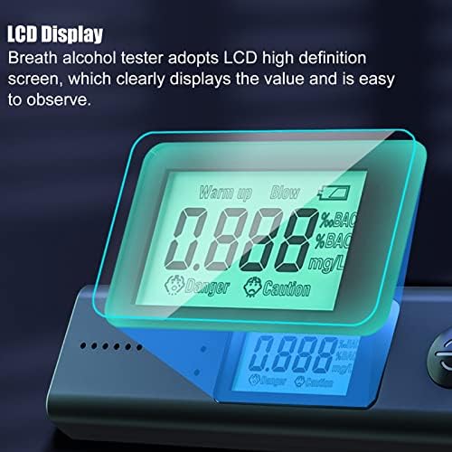 Prijenosni detektor alkohola, visoki zaslon 3COLOR zaslona USB detektor pijenja, s LCD zaslonom, za kontrolu prometa, za poslovnu upotrebu