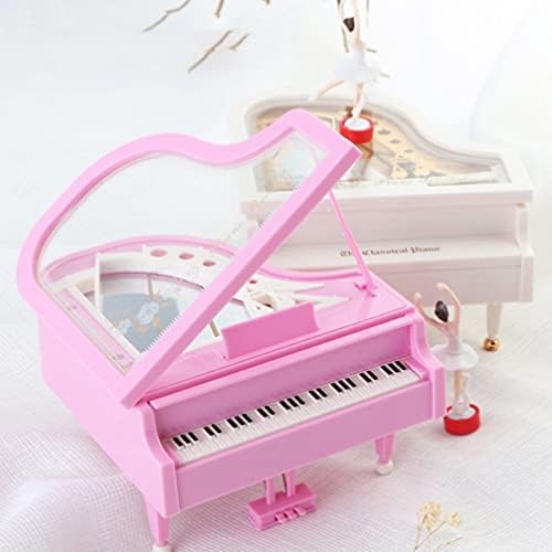 Bestyard puzzle igračke klavir glazbeni kutija navijaju za muzičku kutiju kutija tabletop ukras darovi za djecu male glazbene instrumente