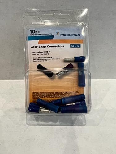 Tyco Electronics 16-14 5ml/5fml Blue Snap Connect
