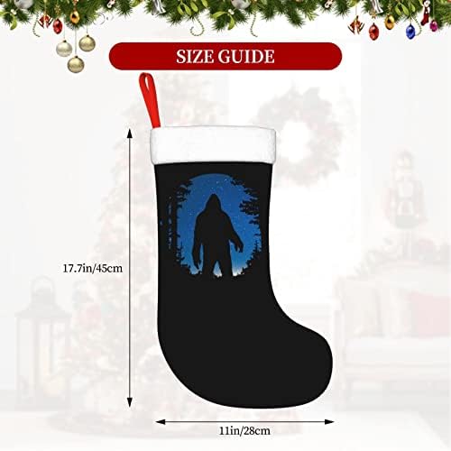 Yoigng bigfoot božićna čarapa božićnih čarapa klasični odmor za odmor kamin viseće čarape