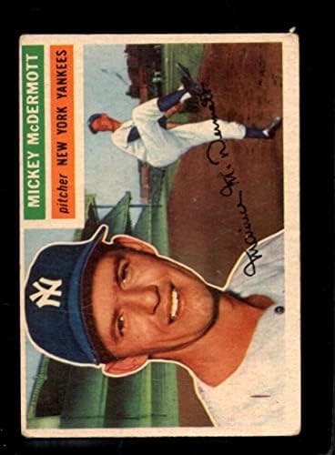 1956. Topps 340 Mickey McDermott VG Yankees
