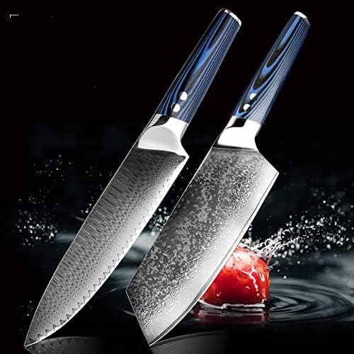 Nož za rezanje mesa, Stroj za mljevenje mesa, 2-dijelni set kuharski nož od Damaska 910 japanski nož za sashimi alat