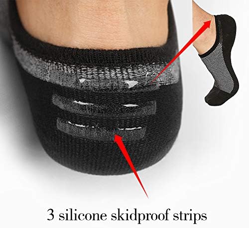 PerfectMiaoxuan nisko izrezane čarape za gležnjeve za muške, bez show atletskih muških čarapa, prozračne muške kratke čarape, nevidljive