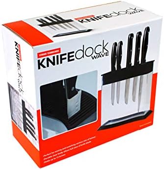 KNIFEdock WAVE od Storage Technologies. Revolucionarni uređaj za spremanje noževa na kuhinjskoj ploči. Prekrasan način prikazivanja