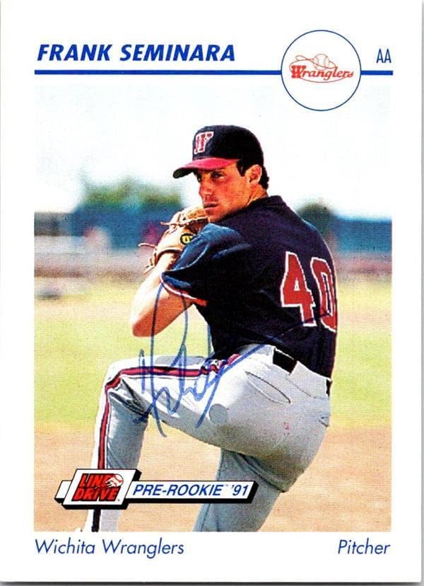 Frank Seminara Autografirana bejzbol kartica 1991. Impel Pre Rookie 618 - Kartice s baseball pločama