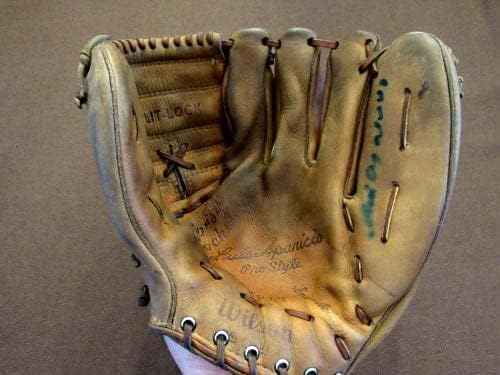Luis Aparicio Chicago bijeli soks Oriols Hof potpisao je autogram Vintage rukavice u MLB-u s autogramom