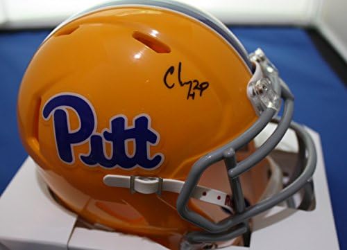 Pittova mini kaciga s autogramom Chrisa Doelemana sa Sveučilišta Pittsburgh ame / ame - NFL mini kacige s autogramom