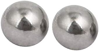 Čelične ležajeve s čeličnim ležajevima od 10 mm srebrni ton za kotače za bicikle 20 pcs (10 mm de dipAMetro de acero rodamiento bolas