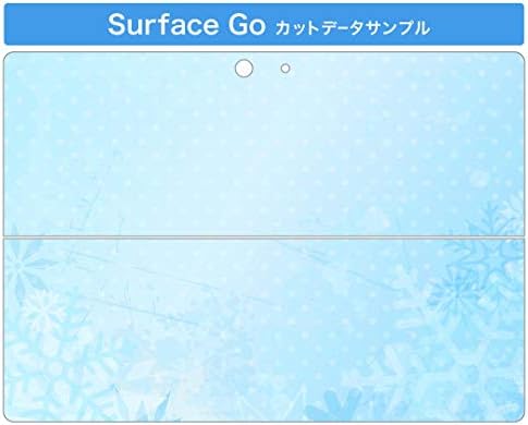 Poklopac naljepnice za naljepnicu za Microsoft Go/Go 2 Ultra tanki zaštitni naljepnice za zaštitu tijela 006283 snježni kristal aqua