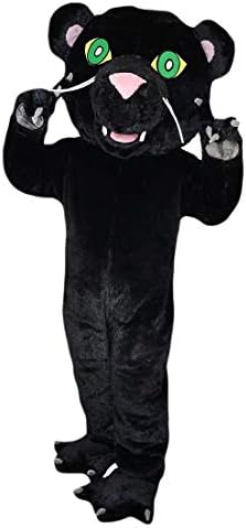 Black Cat Wolf Leopard Dog crtani kostim maskota pliša s maskom za odrasle cosplay party Halloween