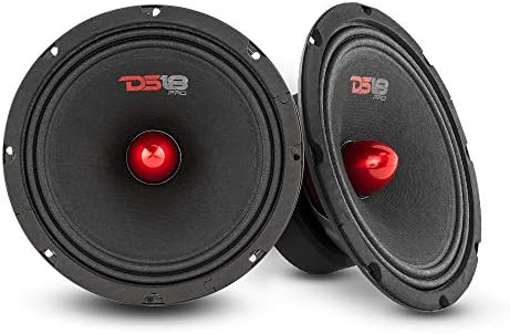 DS18 2X pro -GM8.4B zvučnik - 8 , srednji raspored, crveni aluminijski metak, 580W max, 4 ohma, 1,5 Kapton VC Premium kvaliteta zvučnika