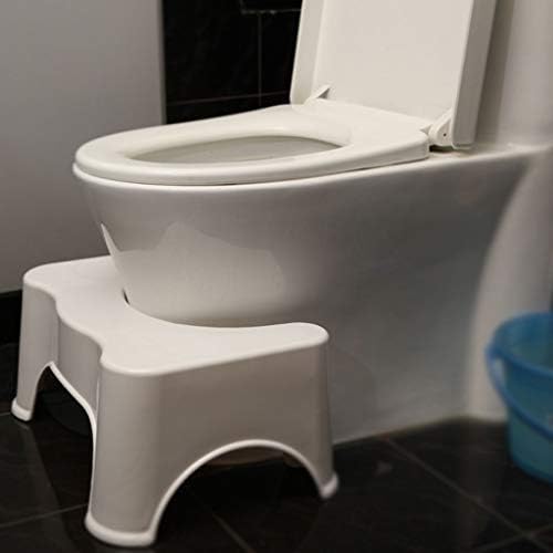 Qweee visina čučnjenja toalet korak stolica, prikladna i kompaktna stolica za čučnjeve, kreativni non-klizanje toaletnog sjedala, prikladan