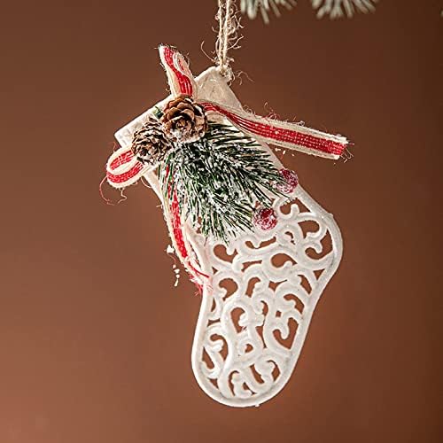 Božićni ukrasi božićno drvce ljepljivi ukrasi konusi igle ukrasni privjesak izgled kreativni viseći ukrasi božićni zatezanje vijenac