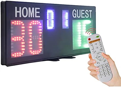 LED digitalna tablica, dva načina, 3 /1.8 Digitalni zaslon s zujanjem, 2,4G daljinski upravljač, pogodan za tenis/košarku/nogomet/badminton