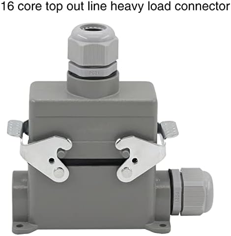 LYKD 1PCS H16B-HE-016-3 16 Teški konektori jezgre visoka dvostruka mjera dvije kopče 16 A500V priključak vijaka