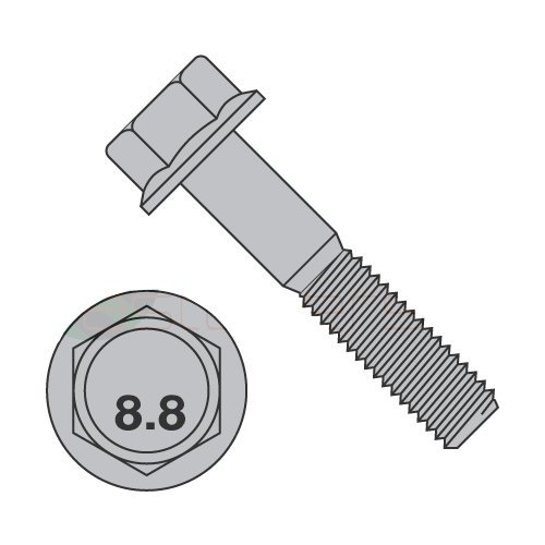 Šesterokutni vijci s prirubnicom 912-1,75 mm 40 mm / bez nazubljenja / Klasa 8.8 / jednostavno / 96921