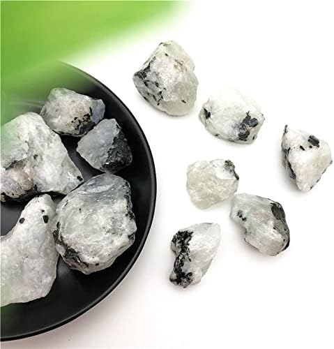 Seewoode AG216 1PC Rijetki prirodni bijeli mjesečev kamen srušen kameni kristalni rockstone reiki zacjeljivanje uzorka grubi sirovi