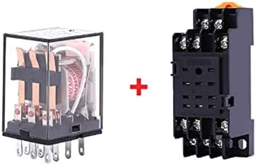 DJDLFA 1Set Spool izlaznog releja General DPDT Micro Mini elektromagnetski relejni prekidač s цоколем LED AC 110/220 v DC 12/24 MY2/3/4NJ