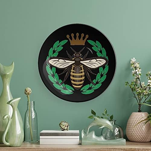 Bee Queen ukrasni tanjur okrugli keramički tanjuri s izložbom za kućni ured za vjenčanje