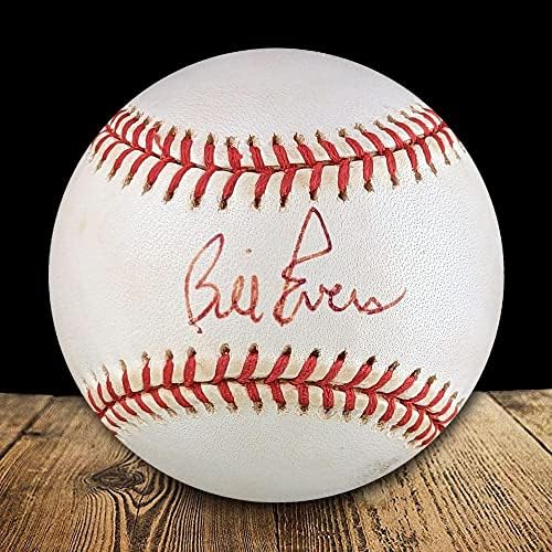 Bill Evers Autografirani MLB Službeni baseball Major League - NFL Autografirani razni predmeti