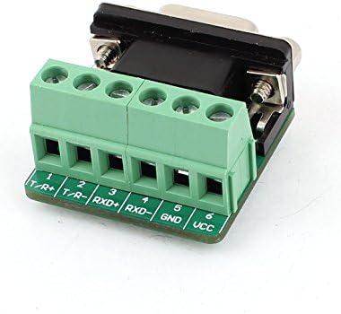 Aexit db9 d-sub releji de9 ženski adapter jack adapter na 6p terminale blok PC ploča releja probijanja ploče