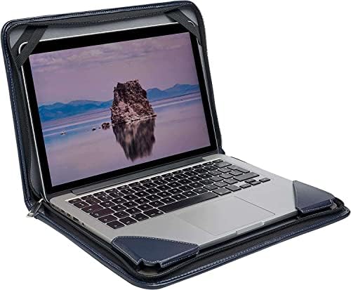 Broonel plava kožna laptop messenger futrola - kompatibilna s acer aspire 7 15.6