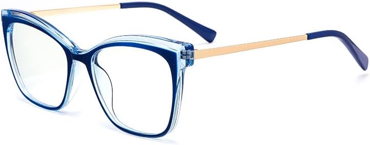 Resvio Square Prevelike naočale za čitanje za žene i muškarce ručno izrađene proljetne šarke čitatelji plave