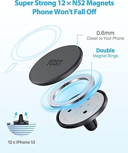 Yosh Mag-Safe Car Mount Plus 2023 IPX8 plutajući vodootporni telefon za iPhone 14 13 12 Pro Max Plusmini