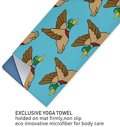Augesterna joga pokrivač leteći-mallard-ducks joga ručnik joga mat ručnik