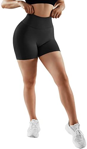 Moosleover žene bešavne plijene za dizanje biciklista kratke hlače s visokim strukom kratke hlače za treniranje trbuha