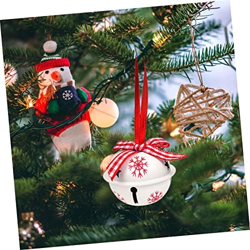 Bestyard 60 pcs božićna zvona fotografija mešalica šareni dekor crveni ukrasi božićno zvono ukras dekor ukras ukras božićni ukras xmas