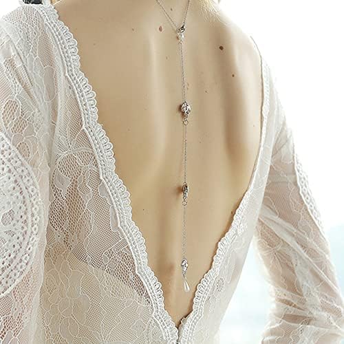 Seksi kristalna biserna pozadina pozadina u obliku ogrlice u obliku ogrlice za vjenčanje za žene i mladenke