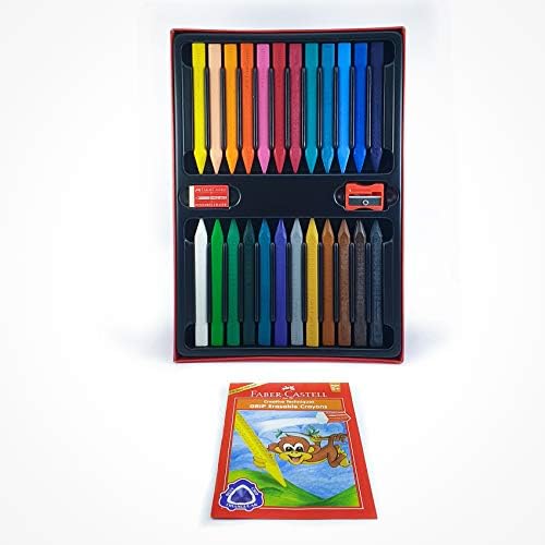 Faber Castell Grip Erasable Crayon Set - Pack od 24