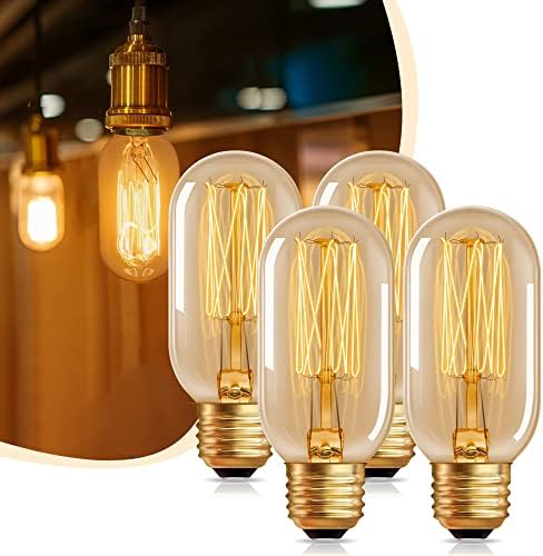 Edisonove žarulje [4 pakiranja], žarulje od 60 vata, žarulje sa žarnom niti, žarulje sa žarnom niti, žarulje sa žarnom niti, žarulje