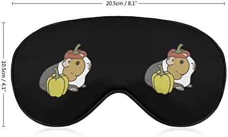 Bell Pepper Gvineja svinja mekana maska ​​za oči Efektivno zasjenjenje udobnost zaspavanja na dnu Spavanje s elastičnom podesivom remenom