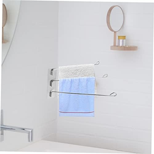 Heleved okretni okvir zidni držač za ručnike zidni zidni nosač za odjeću Swivel Polica za toaletni papir držač za toaletni papir zidni