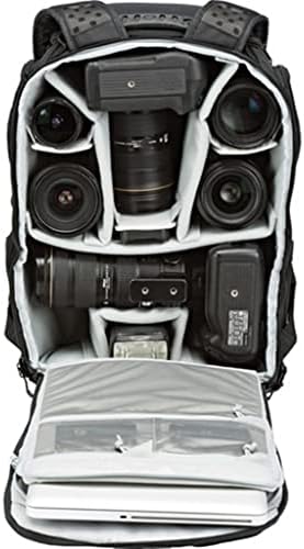 Torba za fotoaparat na ramenu, zrcalni ruksak za prijenosno računalo s futrolom za sve vremenske uvjete, 15,6-inčna torba za prijenosno
