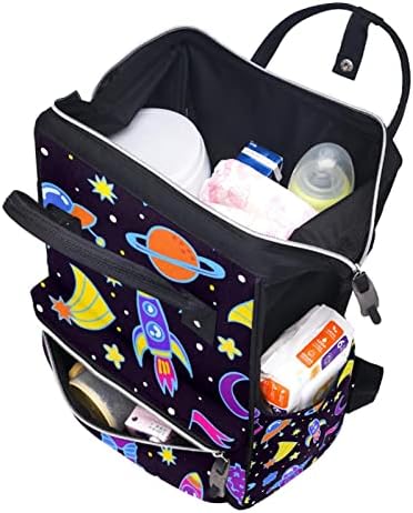 Guerotkr putovanja ruksak, ruksak s pelenom, ruksak pelena, bešavni planet svemirskih zvijezda uzorak