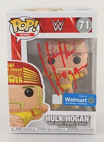 Hulk Hogan potpisao je autograpd Funko Pop JSA Autentificiran crveni - hrvački figurice