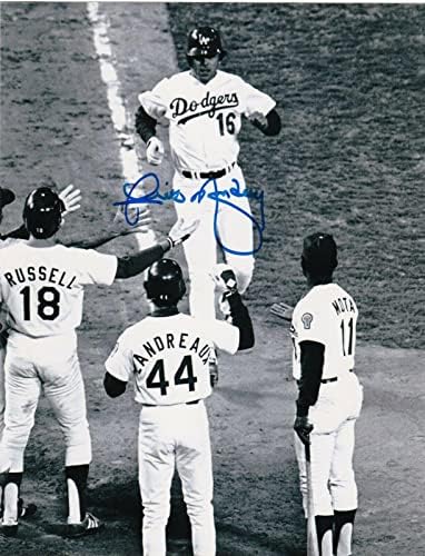 Rick ponedjeljak Los Angeles Dodgers Action potpisan 8x10 - Autografirane MLB fotografije