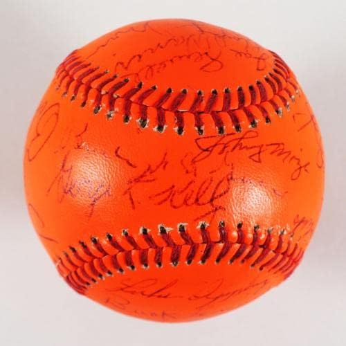 1983. All -Star Game Hof'er potpisao Baseball Finleyev eksperiment Ernie Banks, Warren Spahn itd. - CoA PSA/DNK - Autografirani bejzbols