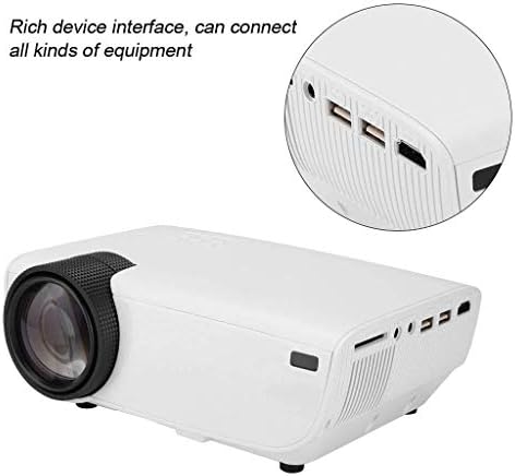 ZLXDP projektor, Mini Video projektor kućno kino koje podržava 1080p ， mini projektor bežična sinkronizacija Mobilni telefon