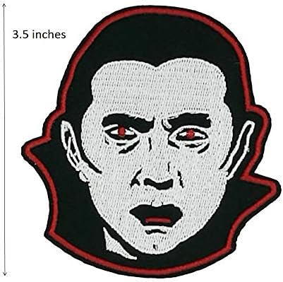 3.5 Grof Dracula vezeno željezo na šivanju na patch vampir čudovištu Munsters bela lugosi