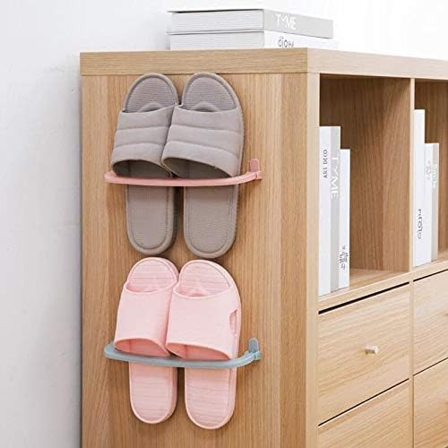 Wszjj sklopivi cipele stalak dvoslojni papuče za obuću Organizator zidni nosači papuče za viseće stalak za skladištenje polica domaće